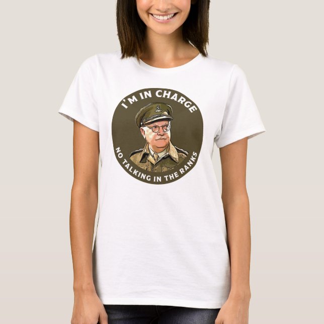 Vater&x27;s Army - Hauptmann Mainwaring - Britisch T-Shirt (Vorderseite)