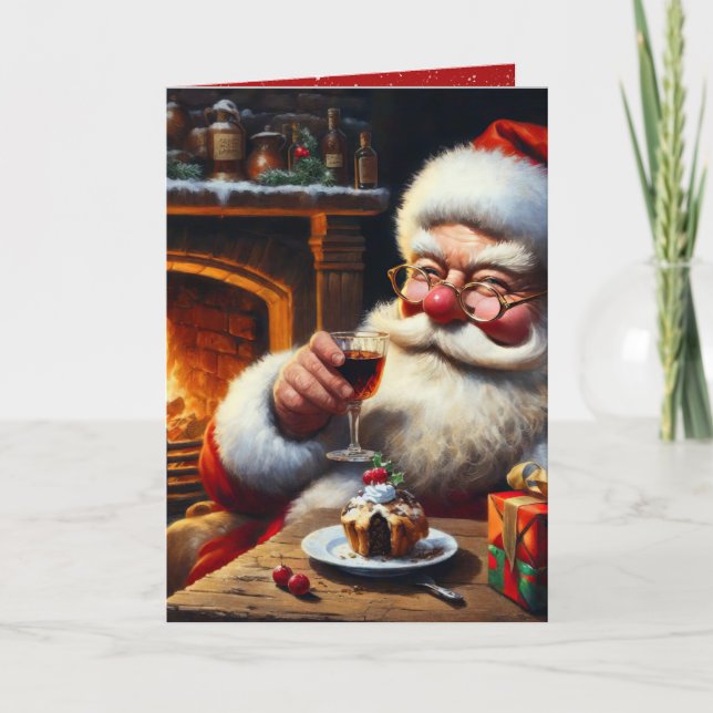 Vater Xmas 3 Karte (Vorderseite)