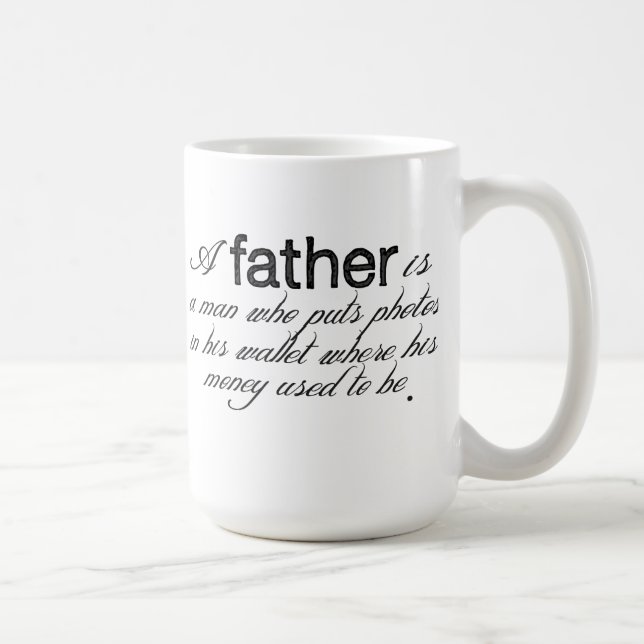Vater-Zitat-Tasse Tasse (Rechts)