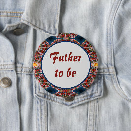 Vater zu abstrakten Kreisen Muster Button