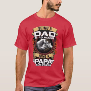 Vater zu sein ist eine Ehre, aber Dad zu sein ist T-Shirt