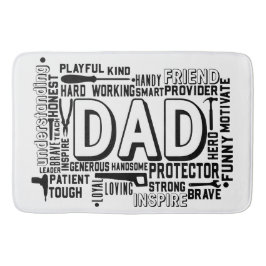 Vater Zuhause Türschloss Gruß Portionstür Badematte