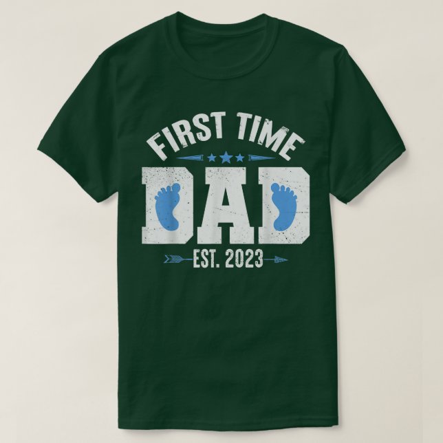 Vater zum ersten Mal T-Shirt (Design vorne)