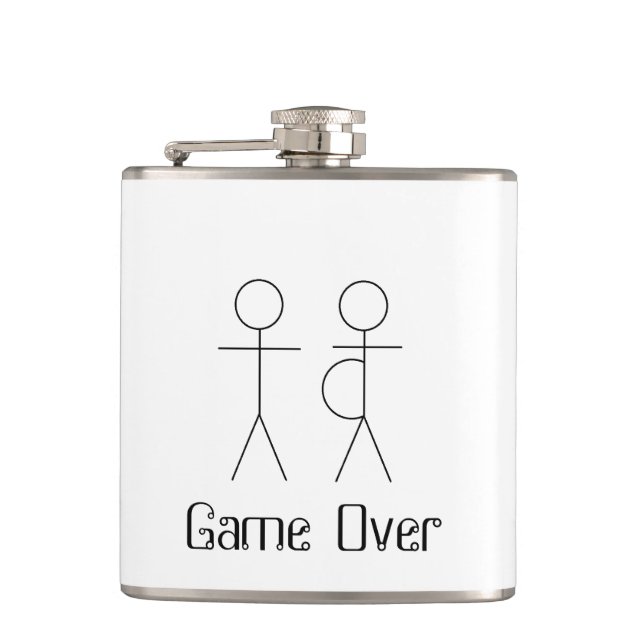 Vater, zum Flasche zu sein Flachmann (Vorderseite)