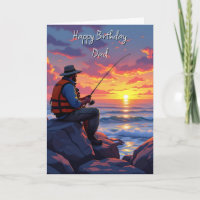 Vater zum Geburtstag wünschen | Fischerei bei Sonn