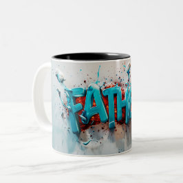 Vater Zweifarbige Tasse