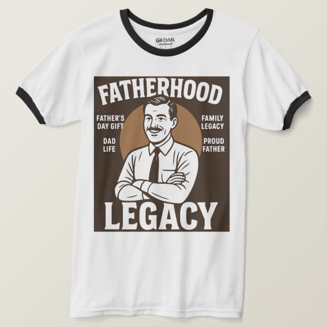 Vatererbe Vintage Vater's Day  T-Shirt (Design vorne)