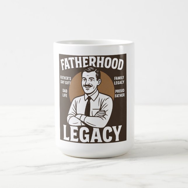 Vatererbe Vintage Vatertag  Kaffeetasse (Mittel)