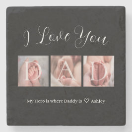 Vaterfamilie am 3. Foto Steinuntersetzer