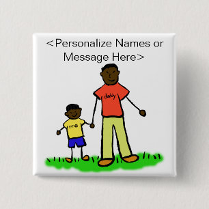 Vatergestalt und Familienkatalog Art Custom Button