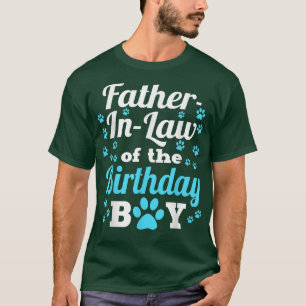 VaterImGesetz des Geburtstags Junge Hund Paw Bday T-Shirt