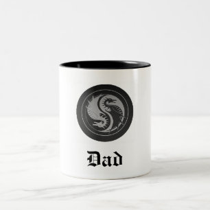 Vaterkaffee-Tasse Zweifarbige Tasse