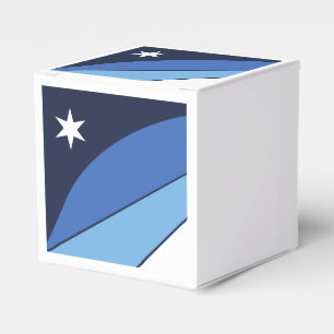 Vaterländische Gefälligkeitsbox mit Flagge von Kol Geschenkschachtel