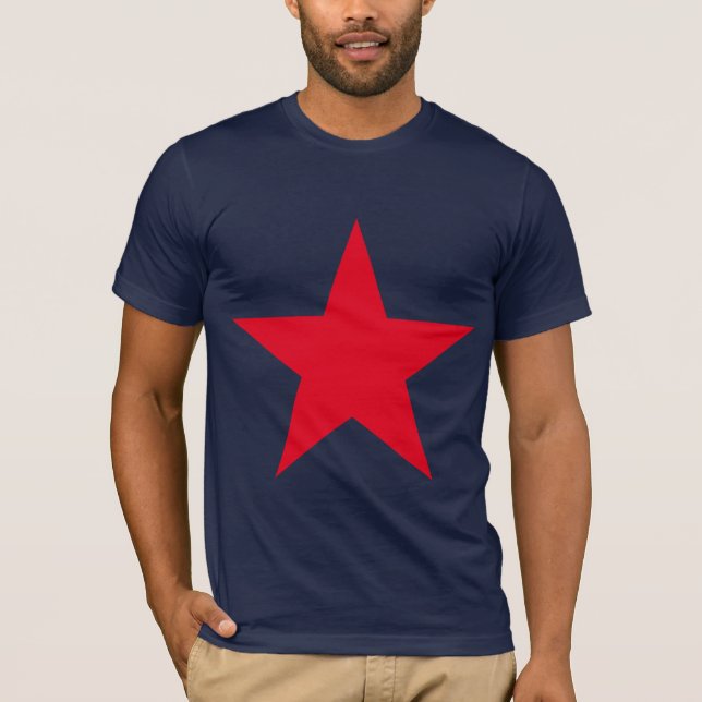 Vaterländische Militärarmee Krieg Roter Star Symbo T-Shirt (Vorderseite)