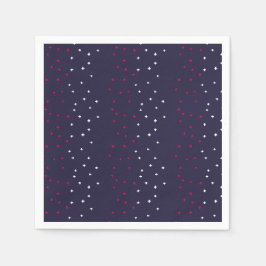 Vaterländische Rote Weiß & Blau Schweizer Kreuz pl Serviette