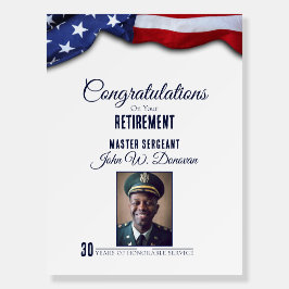 Vaterländische Tributsignatur für die militärische