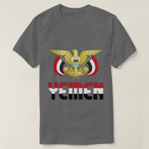 Vaterländische Waffenflagge im Jemen T-Shirt