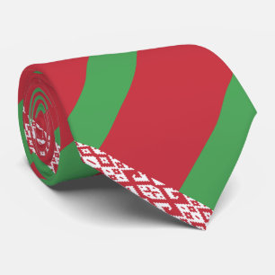 Vaterländische weißrussische Flagge Krawatte