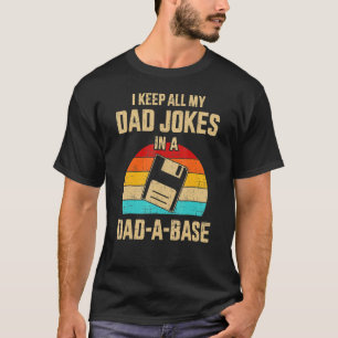 Väterliche Witze für Männer in Papa ein Base Vinta T-Shirt