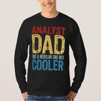 Väterlicher Analyst Wie ein normaler Vater, aber T-Shirt