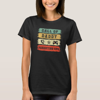 Väterlicher Gamer-Vater, Ruf des Daddy, Ruf des Va T-Shirt