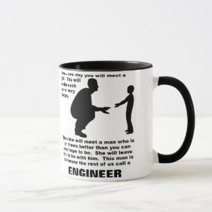 Väterlicher Rat Ingenieur Lustiger Becher Tasse