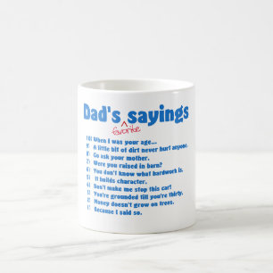 VaterlieblingsRedewendungens-Tasse Tasse