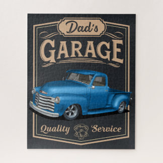 Vaters 1953 Lastwagen-Garagen-Puzzle Puzzle