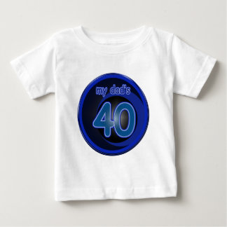 Vaters 40. baby t-shirt