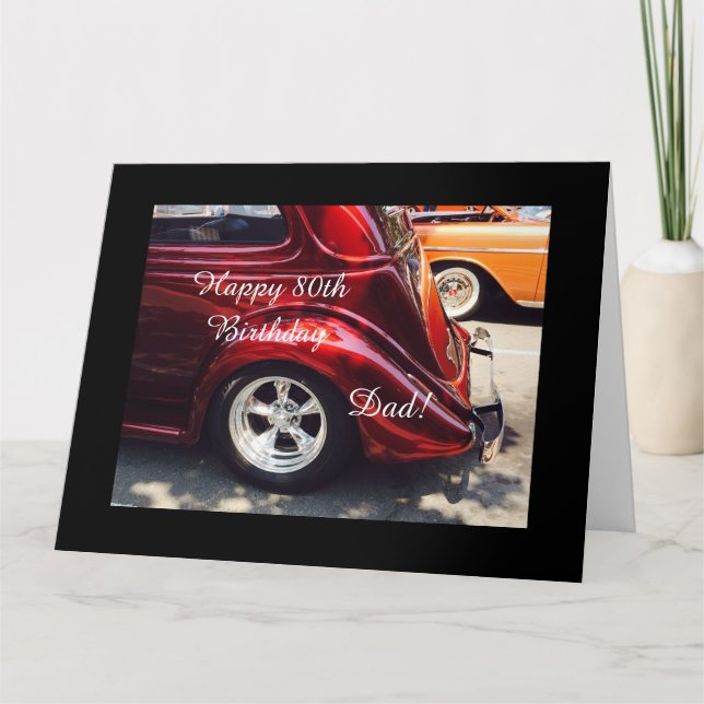 Vaters 80. karte (Vorderseite)