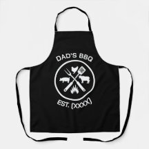 Vaters BBQ-Emblem mit Gründungsjahr