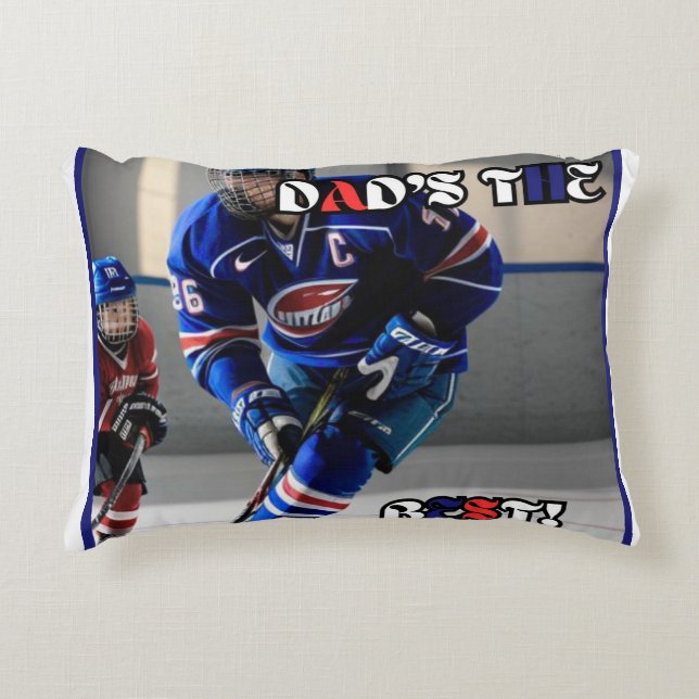 Vaters bestes Hockey-Accessoires-Kissen Dekokissen (Vorderseite)