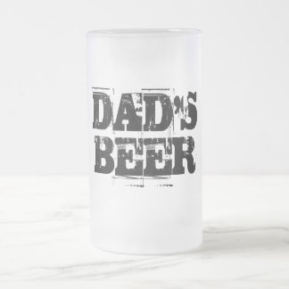 Vaters Bier-Tasse Mattglas Bierglas