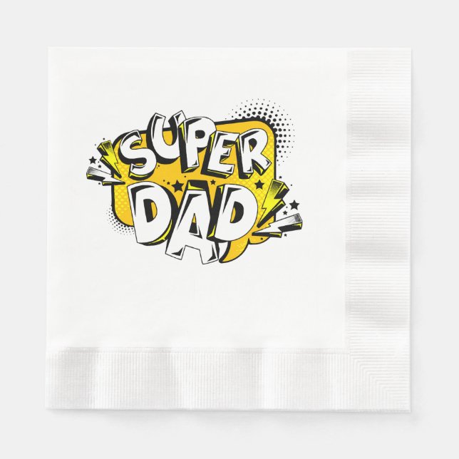 VATER'S DAY TSHIRT SERVIETTE (Vorderseite)