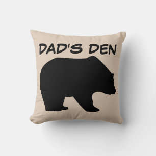 VATERS DEN GRIZZLY BEAR VATER Kissen