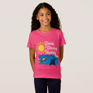 Vaters Diving Buddy Design - Girls' Fine Jersey T- T-Shirt