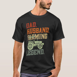 Vaters Ehemann Landwirtschaft Legende Landwirt T-Shirt