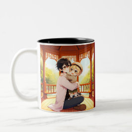 Vater's Embrace - Herzerwärmende Tasse von Vater u