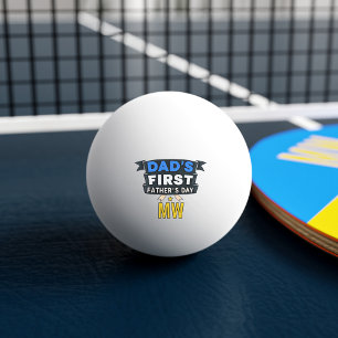 Vaters erster Vatertag Pingpong-Ball Tischtennisball