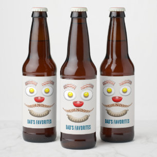 Vaters Favoriten zum Vatertag Bierflaschenetikett