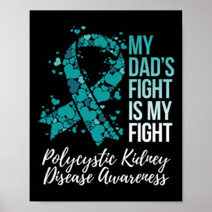 Vater's Fight Polycystic Kidney Disease Pkd Awaren Poster