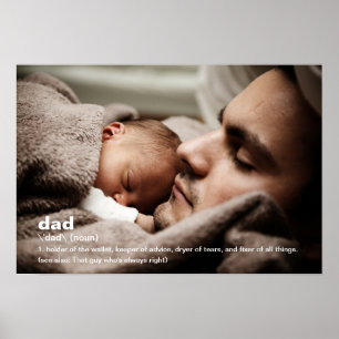 Vaters Foto Poster