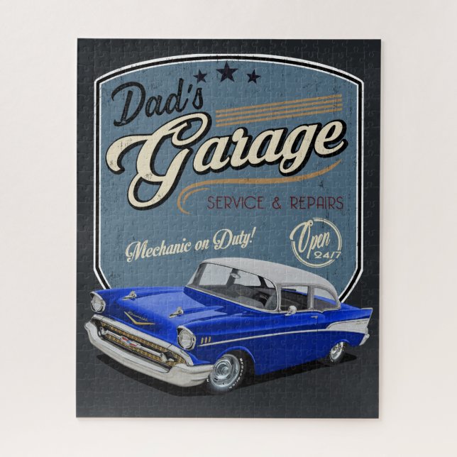 Vaters Garage Jigsaw Puzzle 1957 (Vertikal)