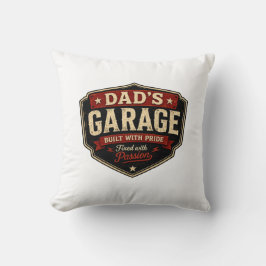 Vaters Garage Mit Stolz Gebaut Mechaniker T-Shirt Kissen