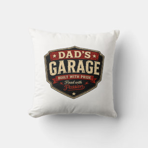Vaters Garage Mit Stolz Gebaut Mechaniker T-Shirt Kissen