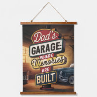 Vaters Garage Retro Vintages Autozeichen