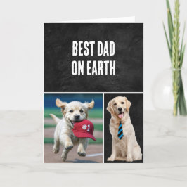 Vaters Geburtstag Goldener Retriever Karte