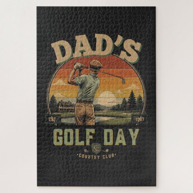 Vaters Golf-Tag Puzzle (Vertikal)