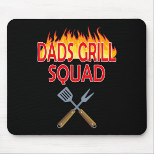 Vaters Grill Squad Funny Grillen Vatertag Mousepad
