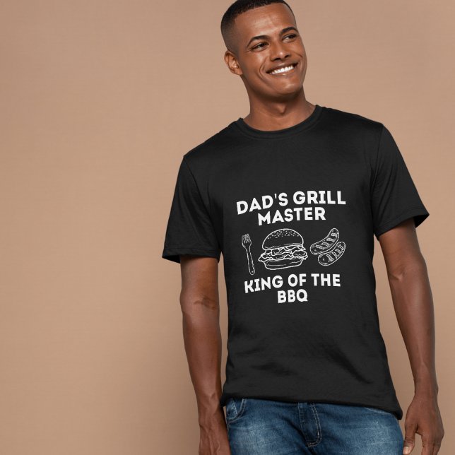 Vaters Grillmeister - König der GRILLEN T-Shirt (Dad's Grill Master - King of The BBQ)